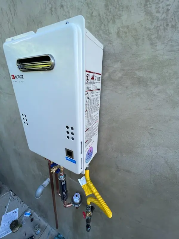 Tankless water heater installation for Shipyard Plantation homes